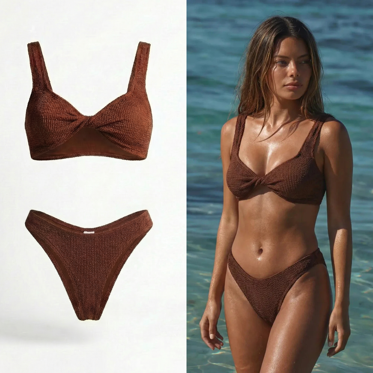 FULL SET | Flawless Stretch™️ Crinkle - Formentera + Isola | Caramel