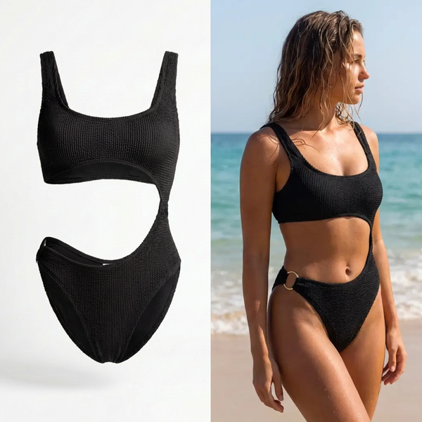 Makelloser Stretch™️ Crinkle - Celvia Badeanzug | Ibiza