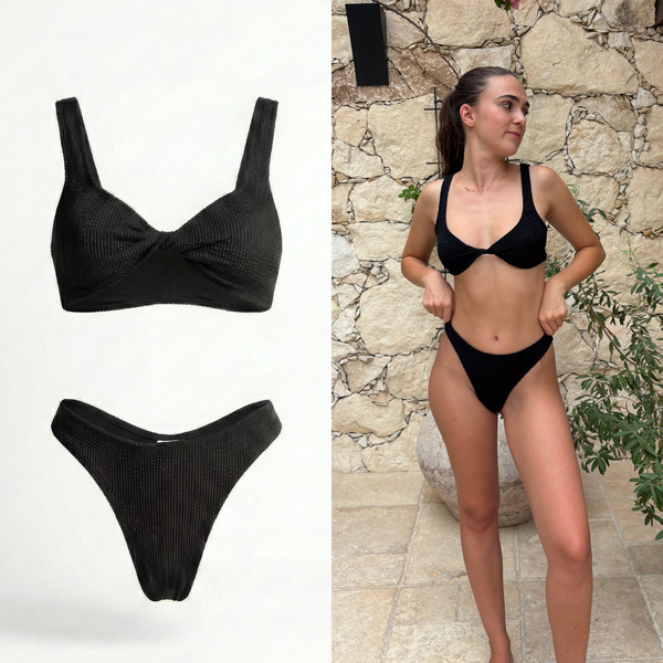 FULL SET | Flawless Stretch™️ Crinkle - Formentera + Isola | Black