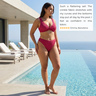 FULL SET | Flawless Stretch™️ Crinkle - Top + Bottom | Ibiza