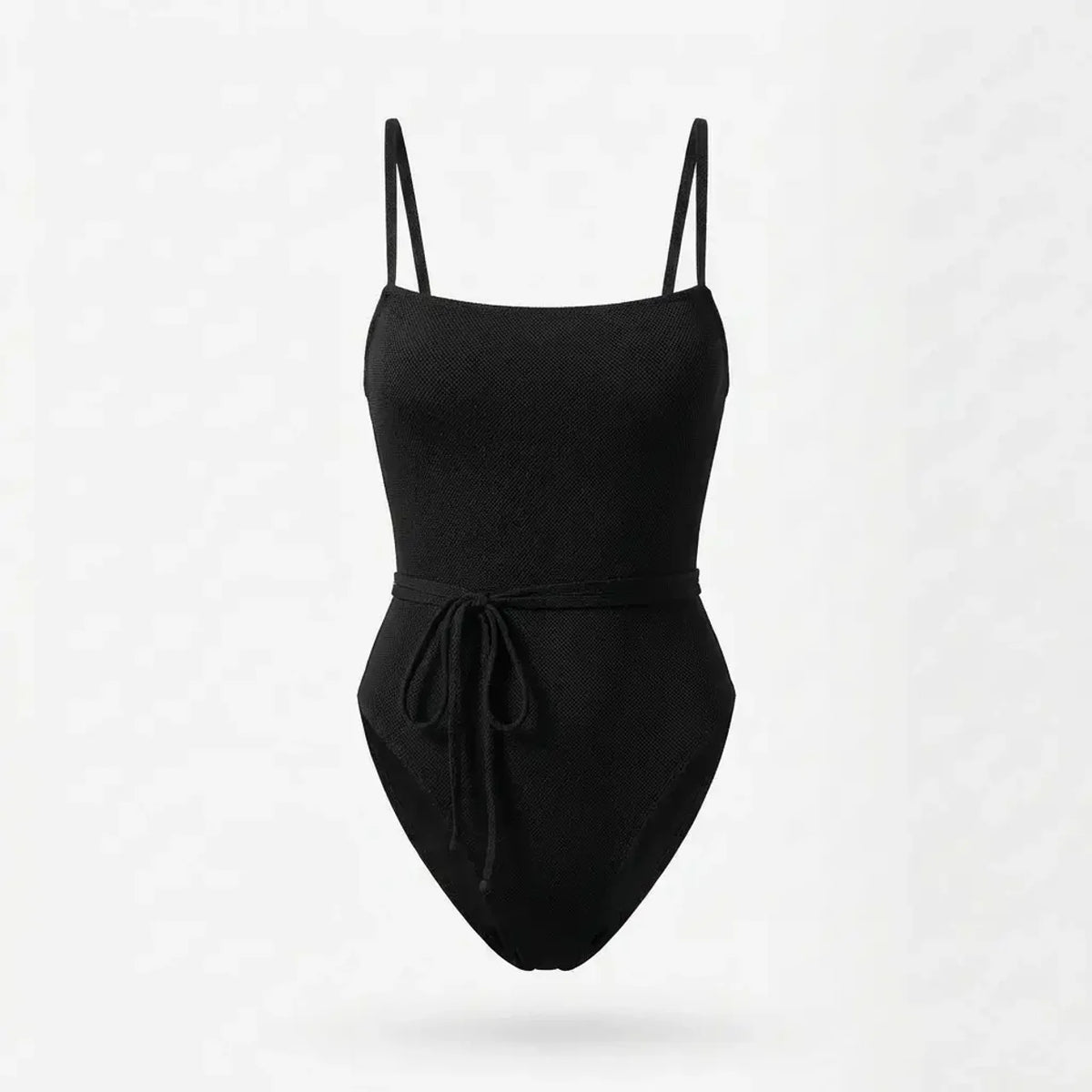 Tan-through Belize One Piece | Black