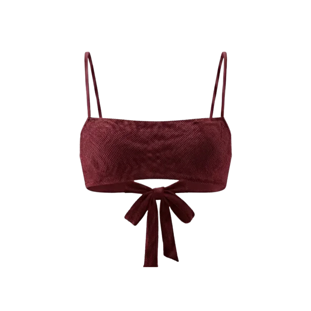 Sonnendurchsichtiges Barbados Top | Schwarz