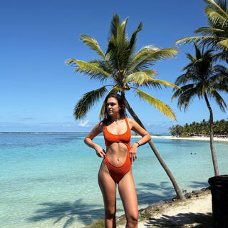 Makelloser Stretch™️ Crinkle - Celvia Badeanzug | Ibiza