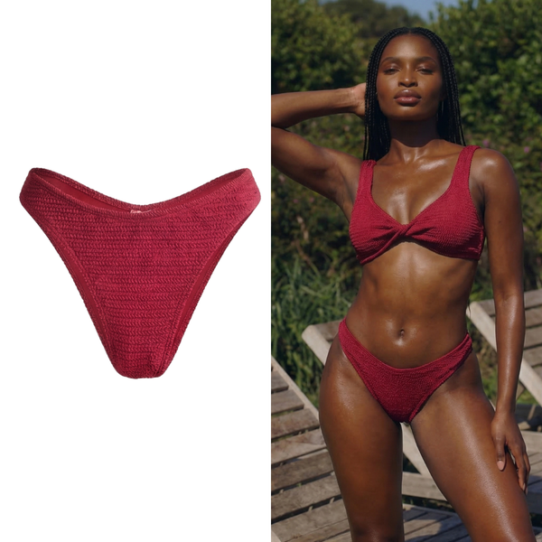 LIMITED EDITION* Flawless Stretch™️ Crinkle - Isola Bottom | Raspberry