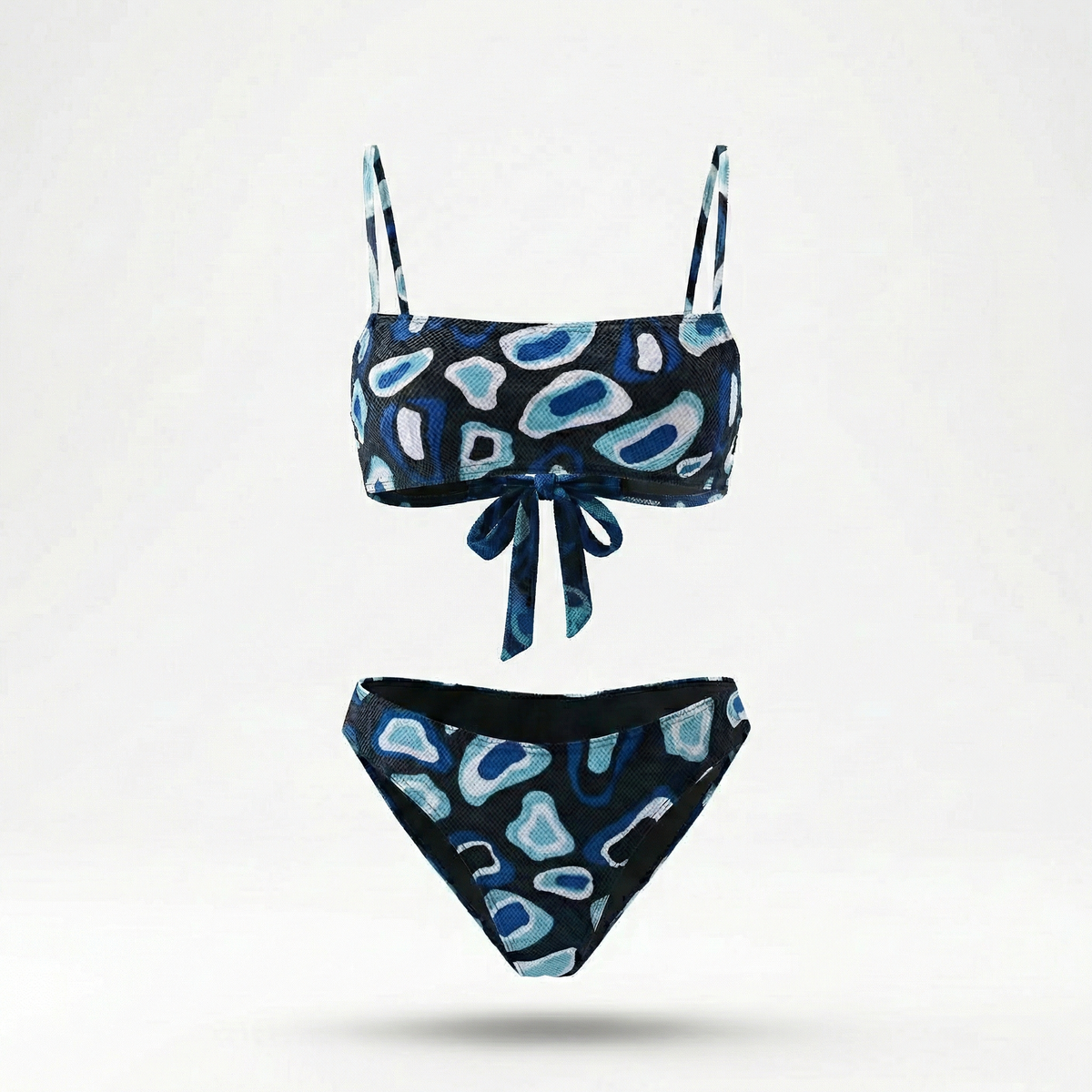 FULL SET | Tan-through Barbados Top + Cayman Bottom | Midnight Blue