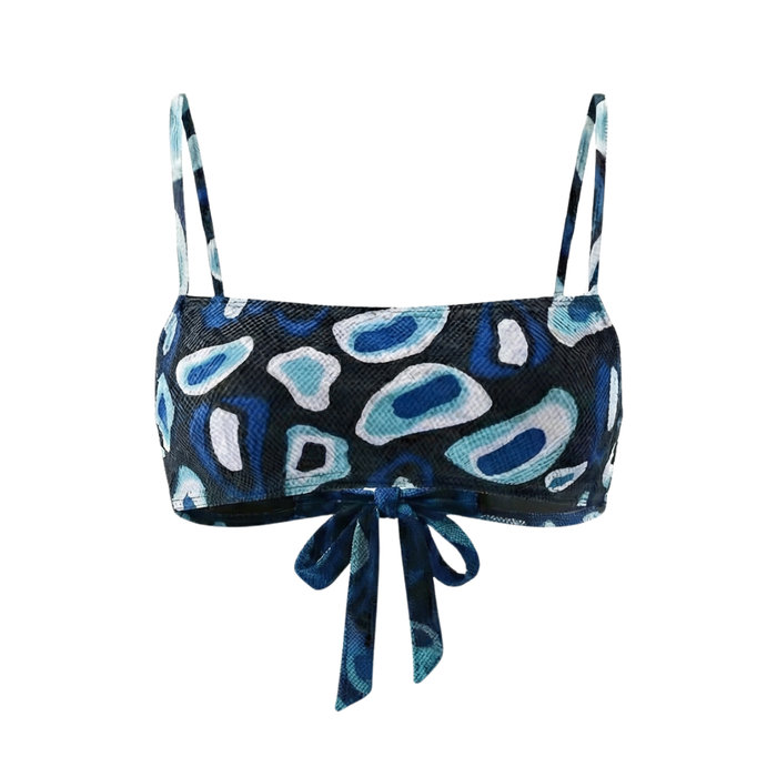 Tan-through Barbados Top | Midnight Blue