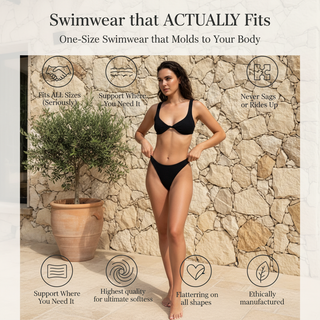 FULL SET | Flawless Stretch™️ Crinkle - Top + Bottom | Black