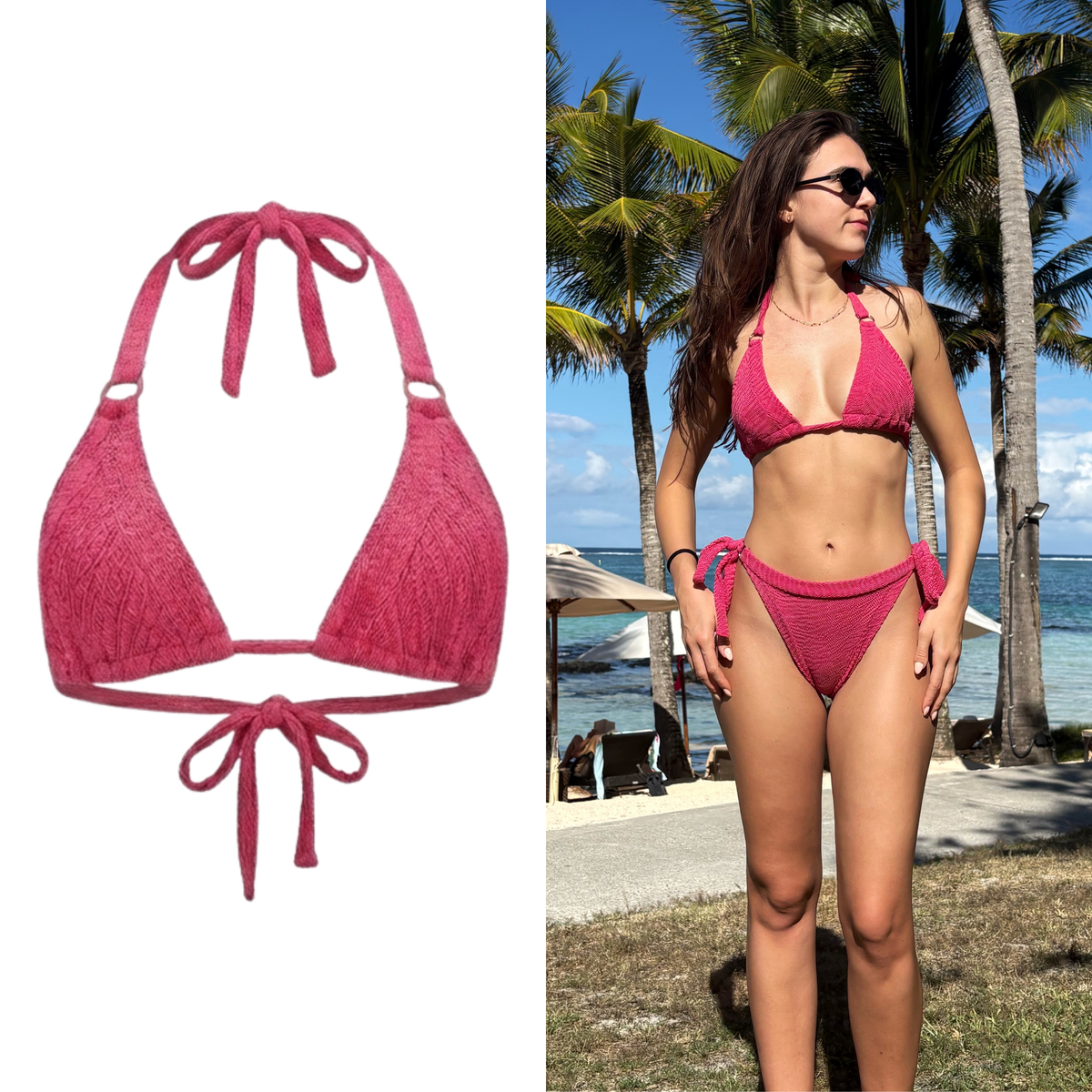 Flawless Stretch™️ Crinkle - Formentera Top | Schwarz