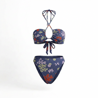 FULL SET | Tan-through Milos Top + Antigua Bottom | Coral Jewel