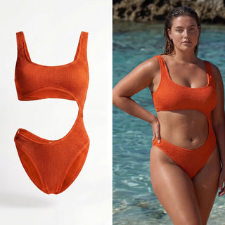 Makelloser Stretch™️ Crinkle - Celvia Badeanzug | Ibiza