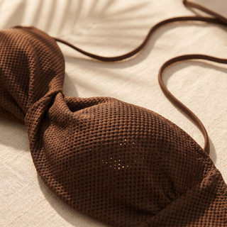 BetterTan tan-through Malibu Top Mocha - fabric detail