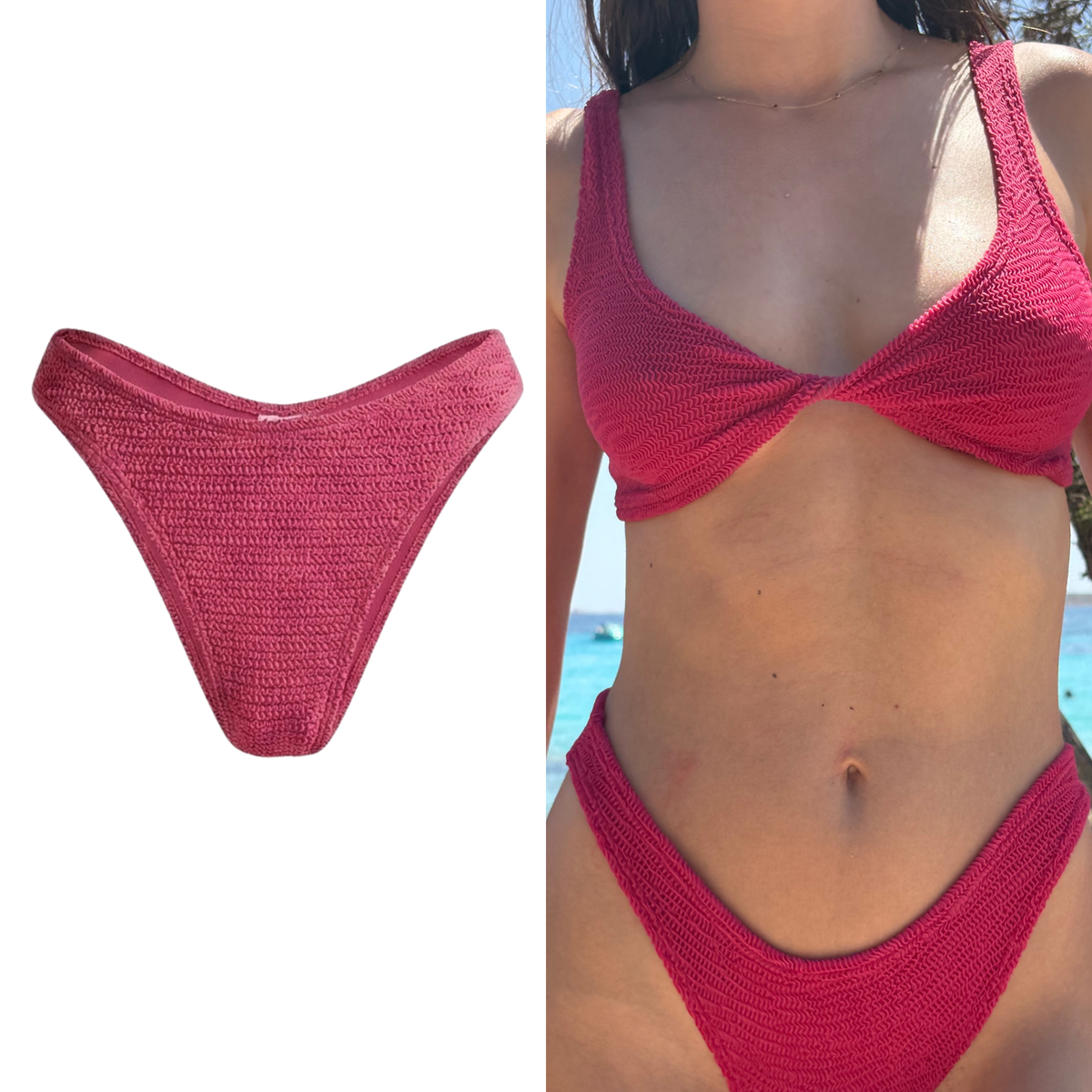 Flawless Stretch™️ Crinkle - Isola Bottom | Ibiza