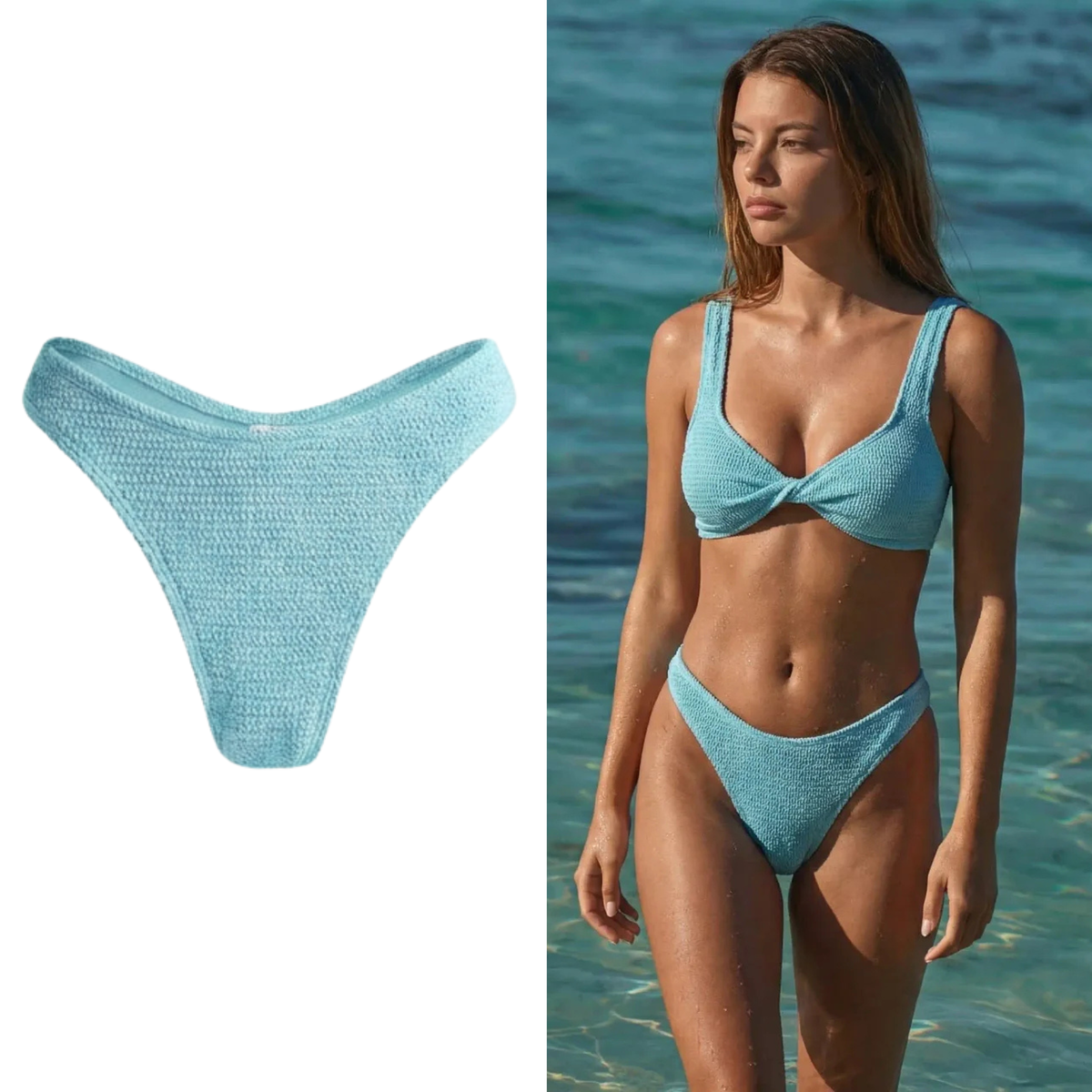 Flawless Stretch™️ Crinkle - Isola Bottom | Miami