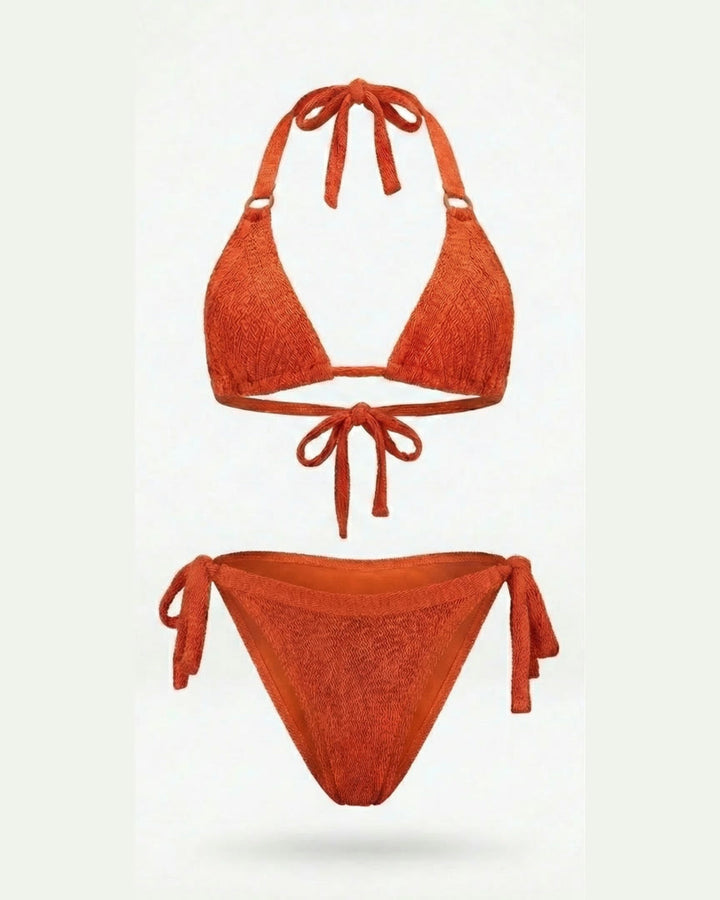 KOMPLETTES SET | Flawless Stretch™️ Crinkle - Bondi + Sydney | Tangerine
