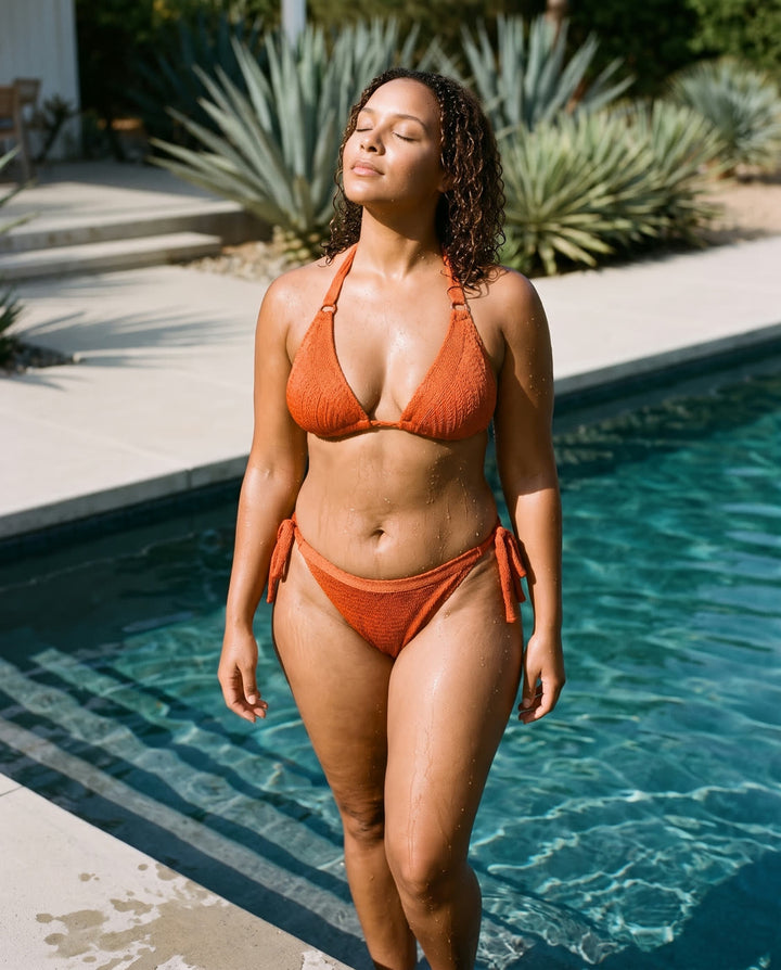 Flawless Stretch™️ Krøll - Bondi Overdel | Tangerine