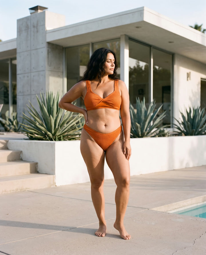 Flawless Stretch™️ Krøll - Formentera Overdel | Tangerine