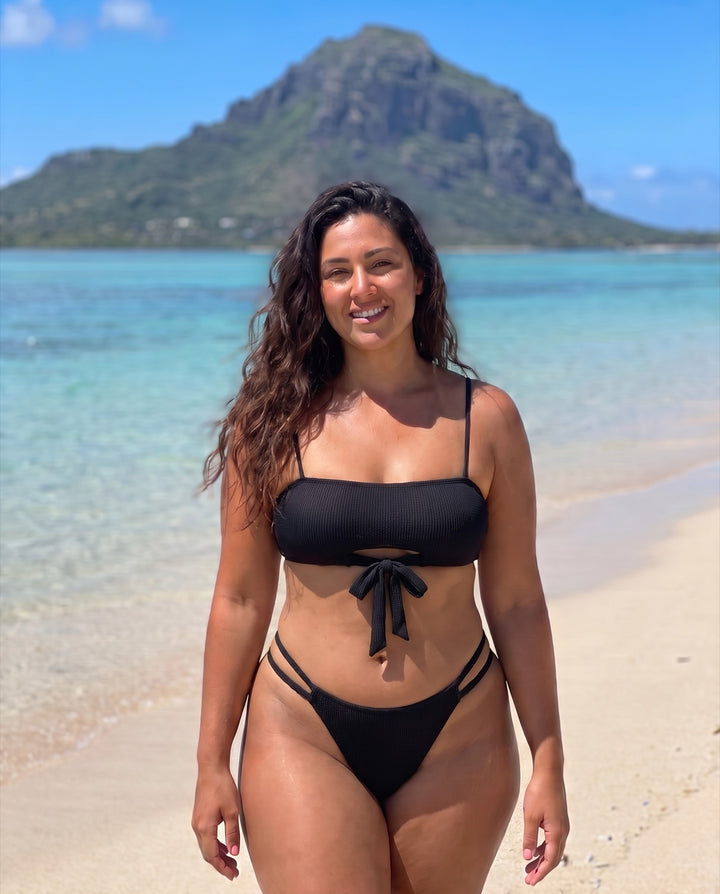Tan-through Chile Bottom | Black